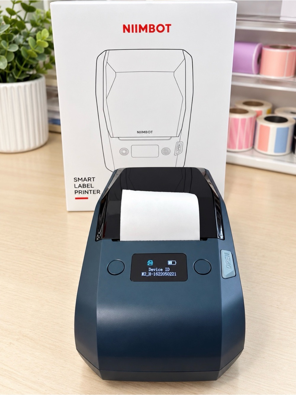 NIIMBOT M2_H Label Printer Space Blue Barely Used w/ Original Box